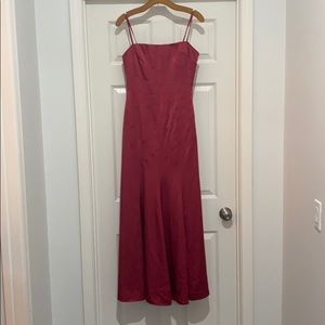 BCBG red strapless dress gown 6